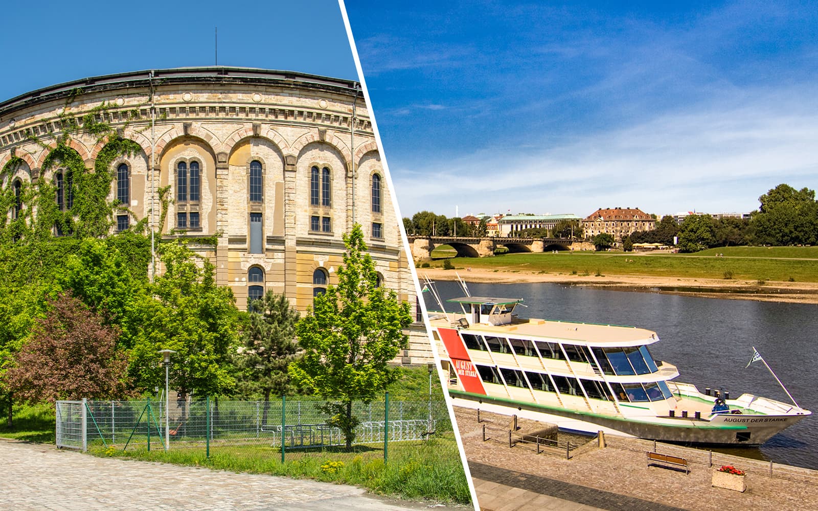 Combo (Save 5%): Panometer Dresden + Elbe City Sightseeing Cruise Tickets