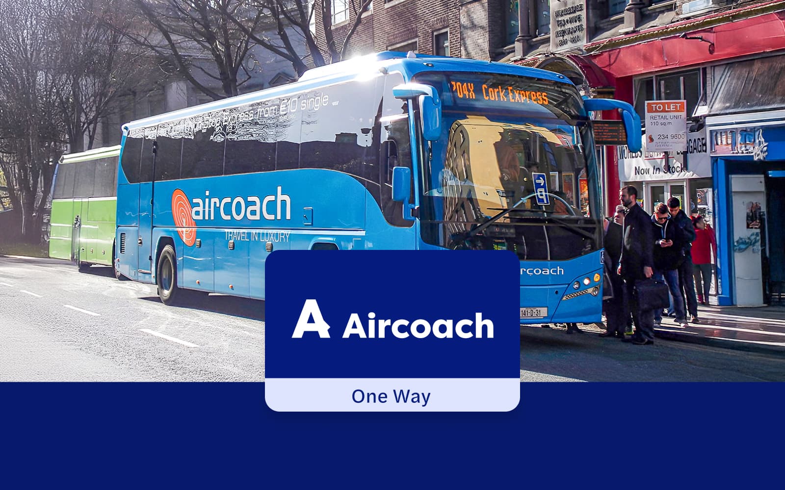 Aircoach One-Way Tickets: Dublin Airport to/from City Center
