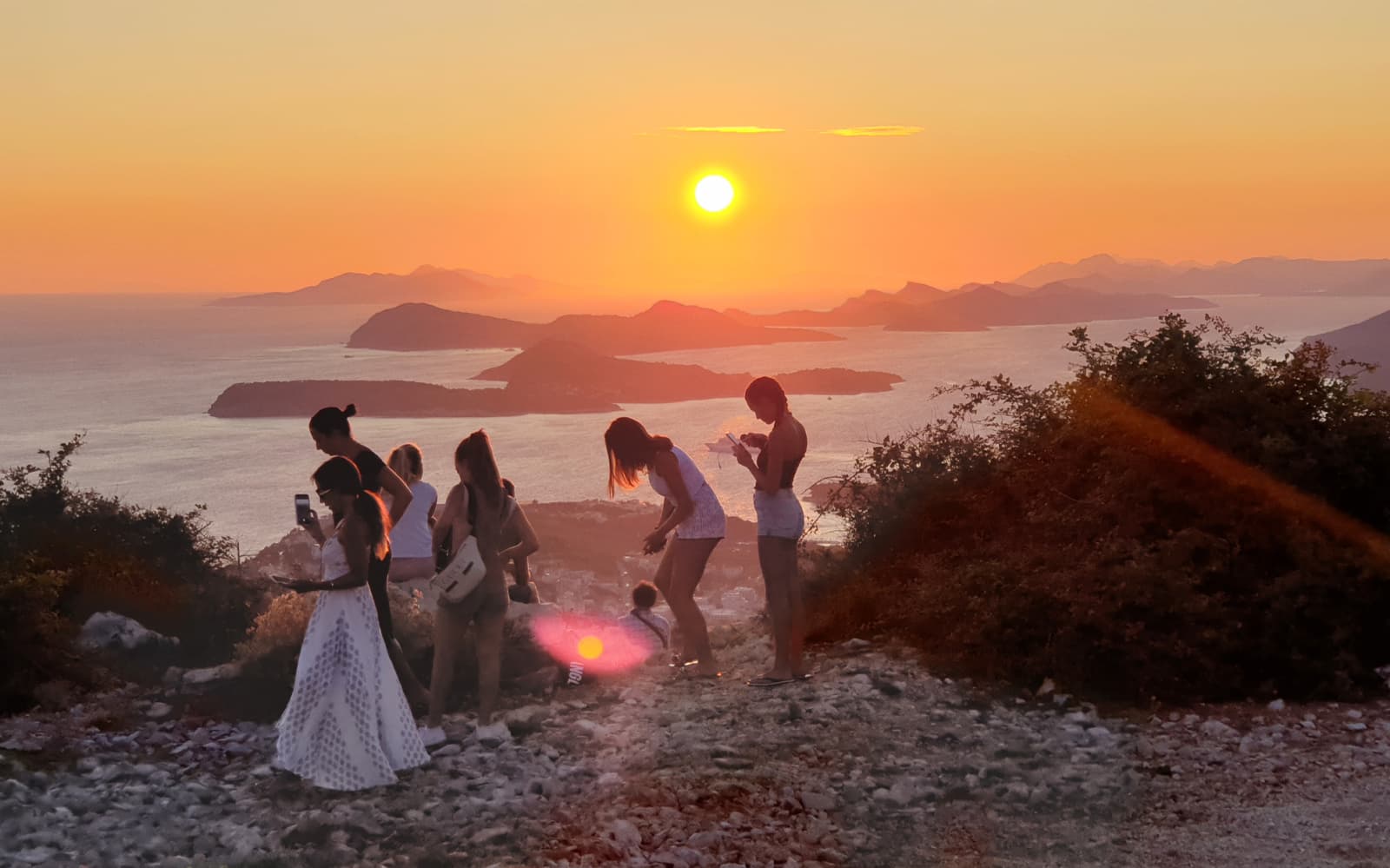 Dubrovnik Sunset with Toast