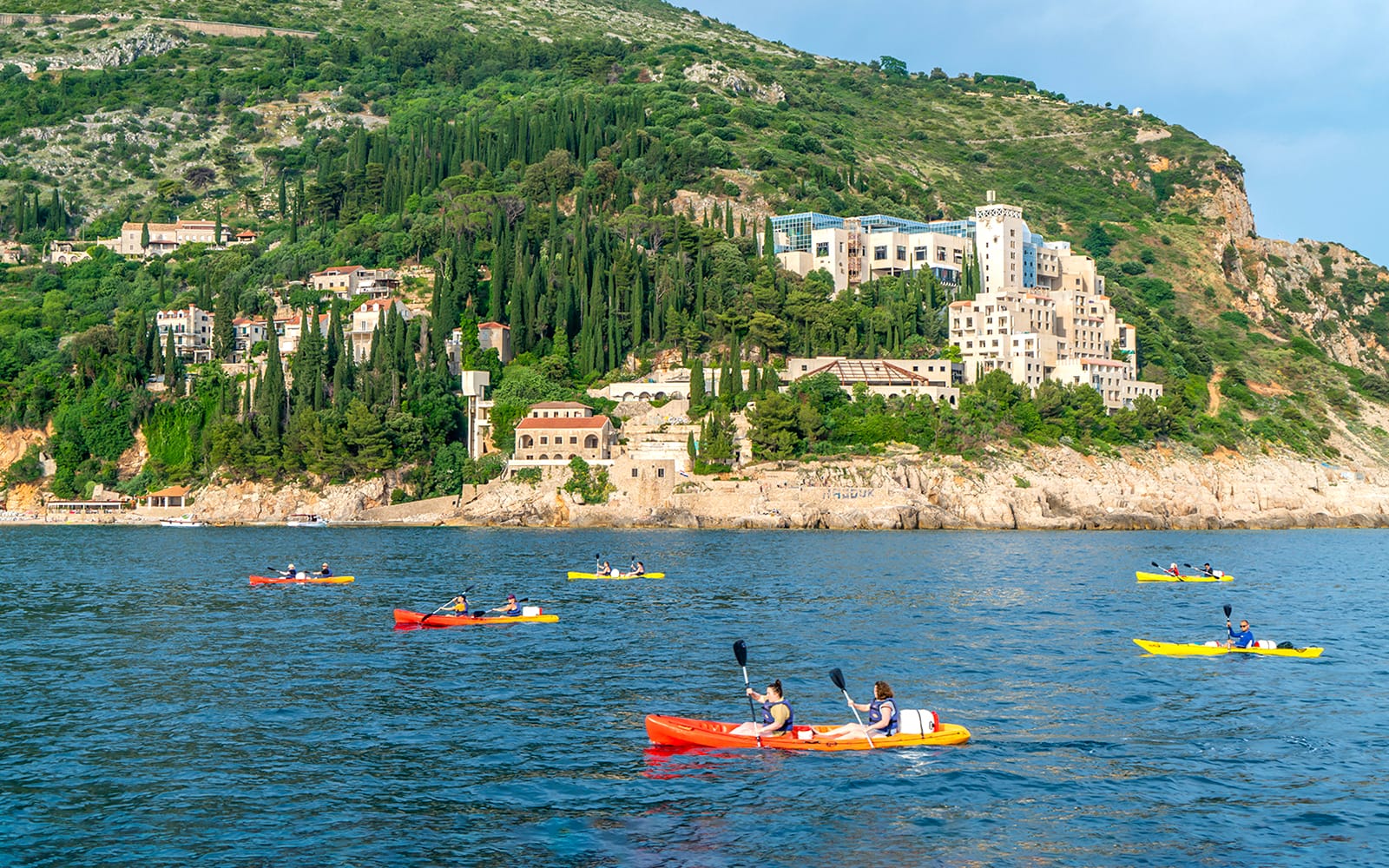 From Dubrovnik: Guided Sunset Sea Kayaking with Wine tickets in Dubrovnik - Highlights | TickYourList