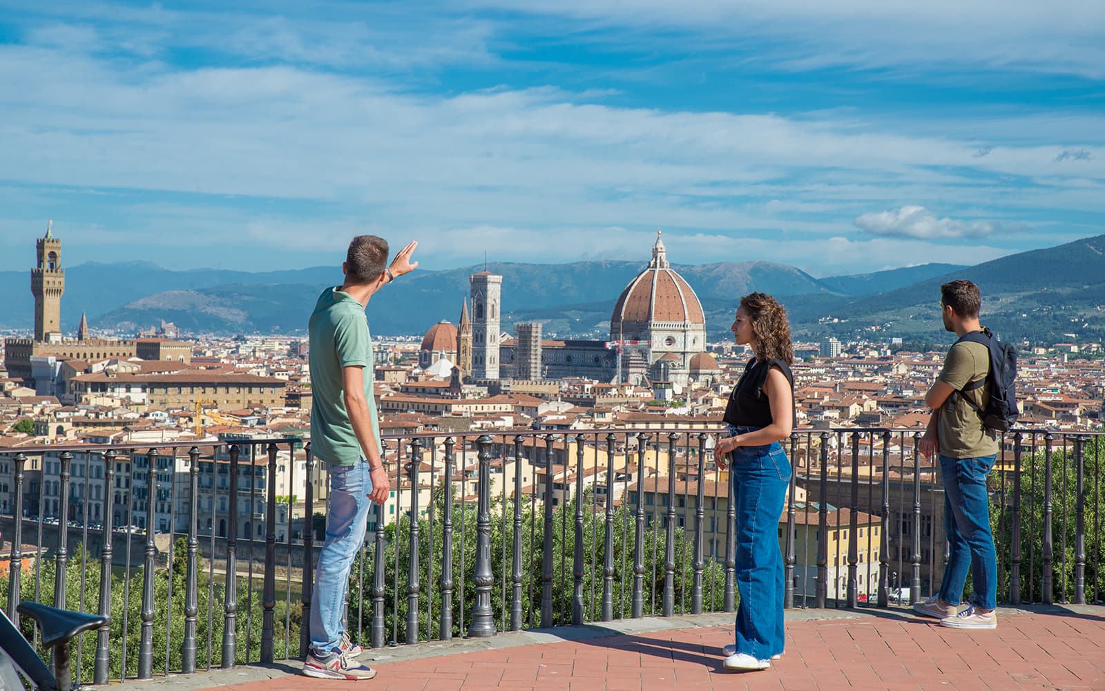 E-Bike Morning Tour on Piazzale Michelangelo & Florence Hills with Gelato