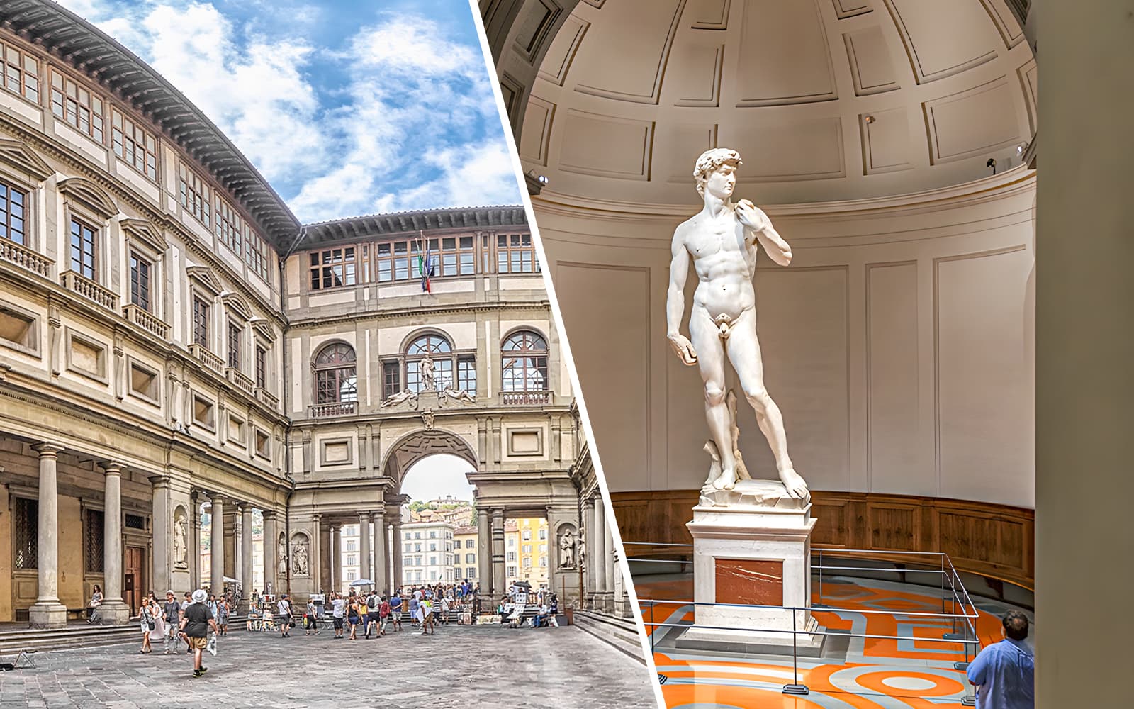 Combo (Save 5%): Uffizi Gallery + Accademia Gallery Guided Tour