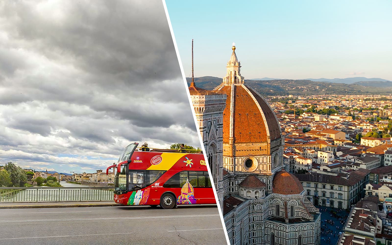 Combo: Florence Hop-On Hop-Off Bus Tour + Florence Cathedral Tickets