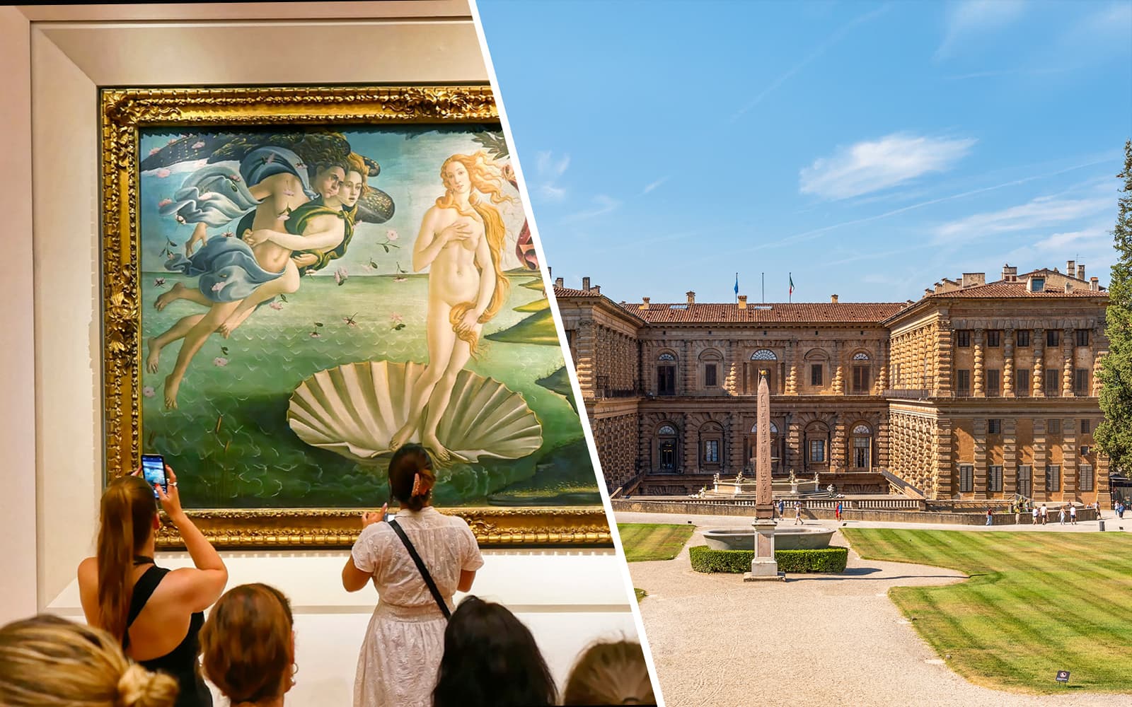 Combo: Uffizi Gallery & Vasari Corridor Ticket + Pitti Palace, Boboli & Bardini Gardens Skip-the-Line Ticket