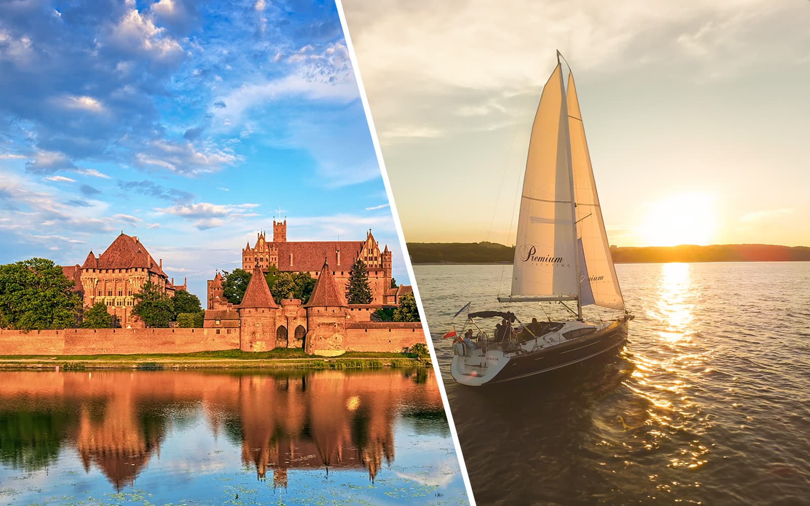 Combo (Save 5%): Malbork Castle with Audio Guide + Gdansk River Sunset Cruise Tickets