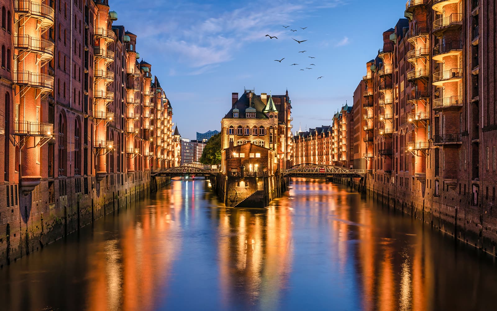 Hamburg Evening Lights Speicherstadt & Harbor Cruise