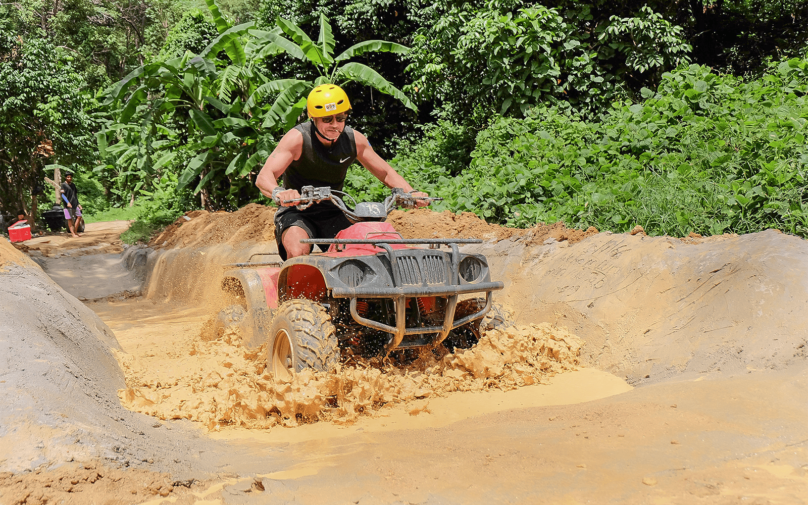 From Phuket: ATV Adventure with Zipline Experience & Optional Phuket City Tour
