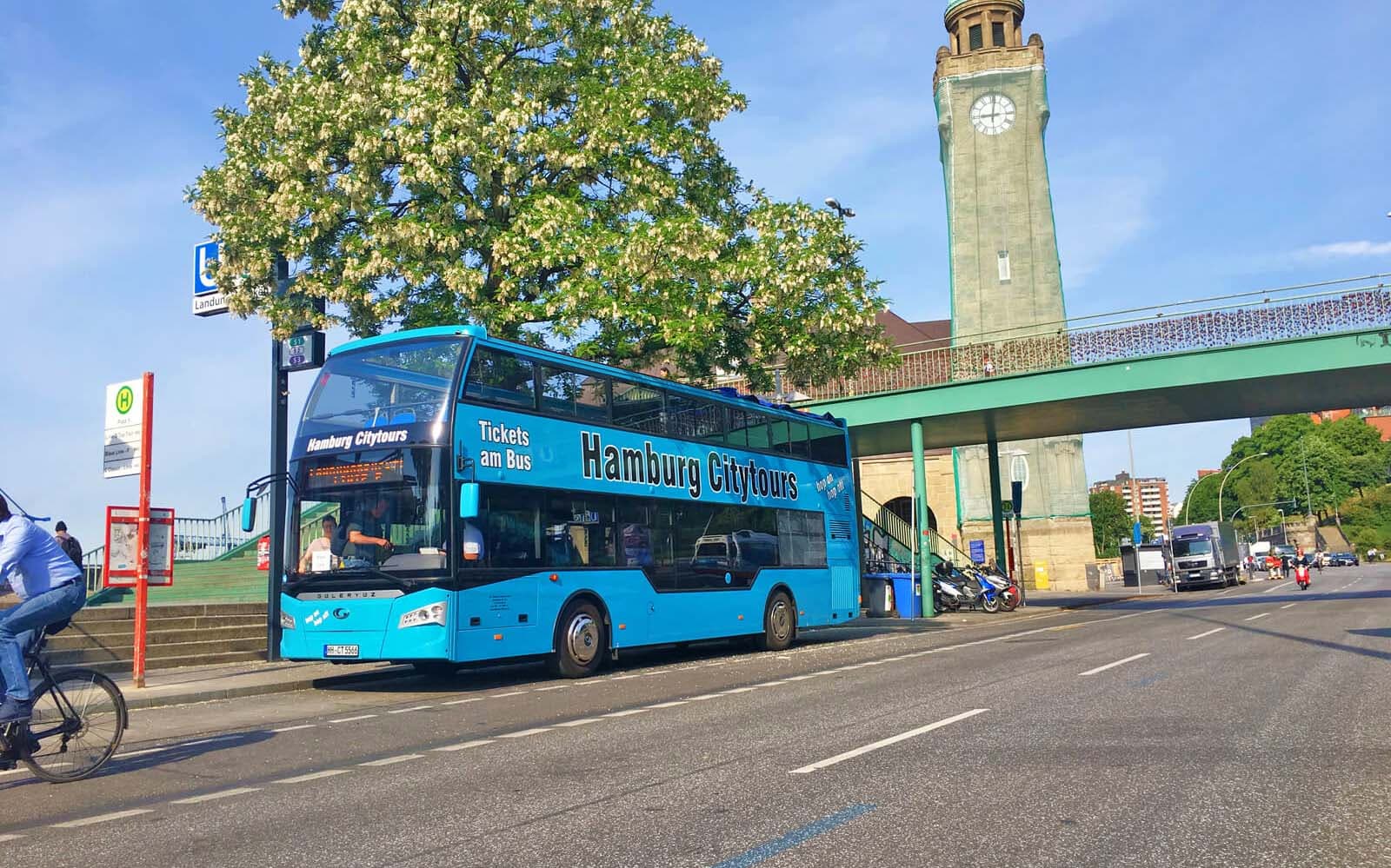 Hamburg Citytours 24-Hr Hop-On Hop-Off Bus Tour with Evening Reeperbahn Tour