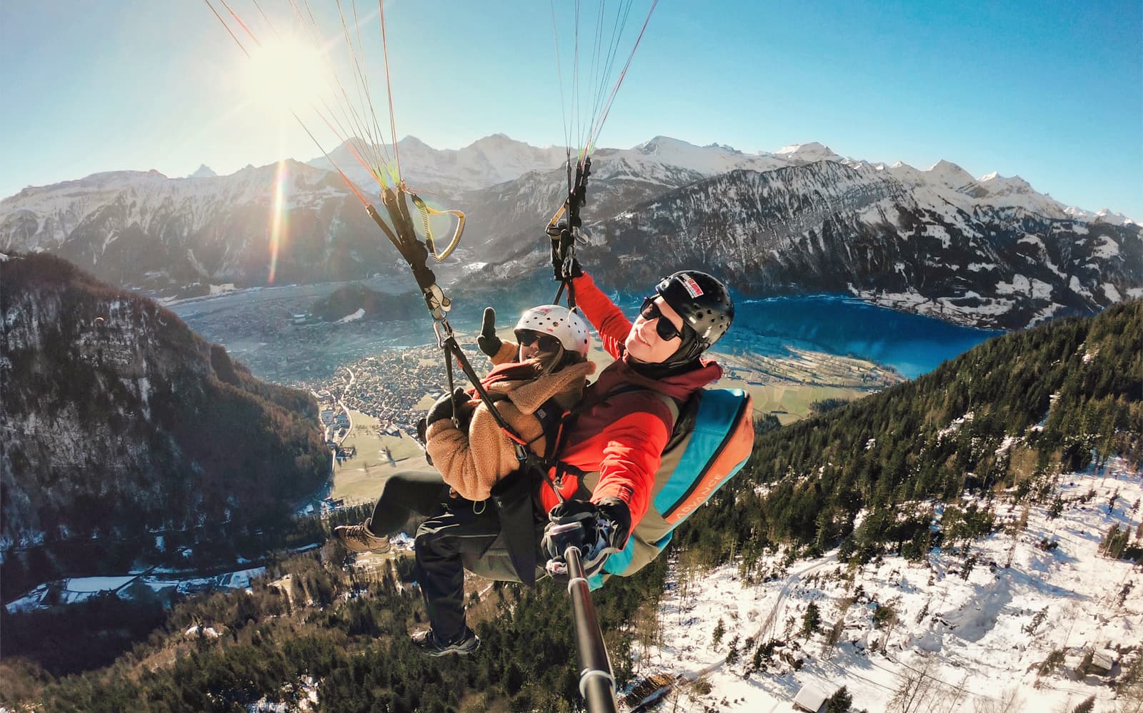 Interlaken Tandem Paragliding Flight