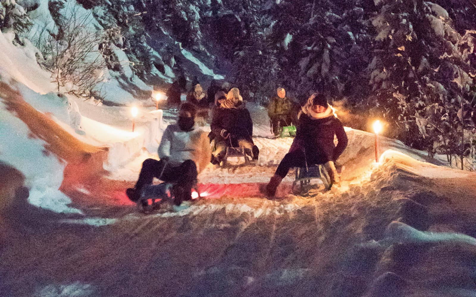 Night Sledding with Optional Cheese Fondue Dinner