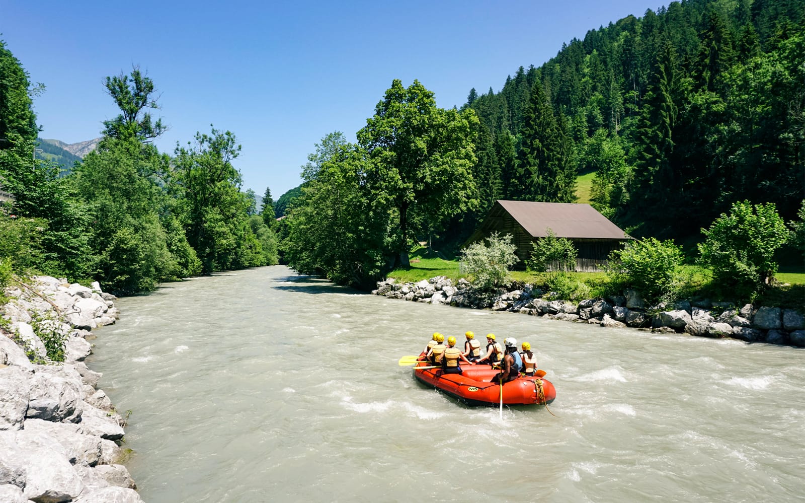 River Rafting at Brienz with Raclette Dinner Tickets in Interlaken - Attractions | TickYourList