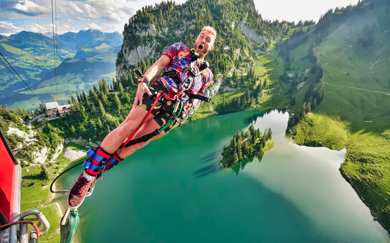 Bungy Jump Stockhorn with Gondola Ticket