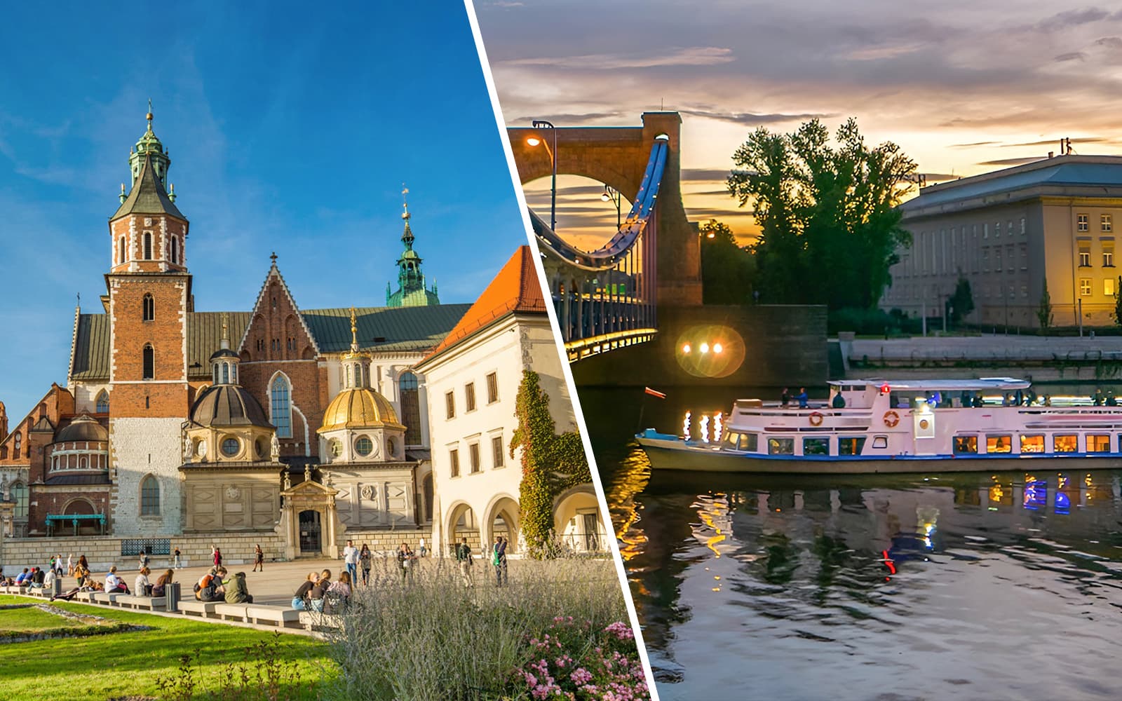 Combo (Save 10%): Wawel Castle & Cathedral Guided Tour + 1-Hour Night Cruise on Vistula River AG