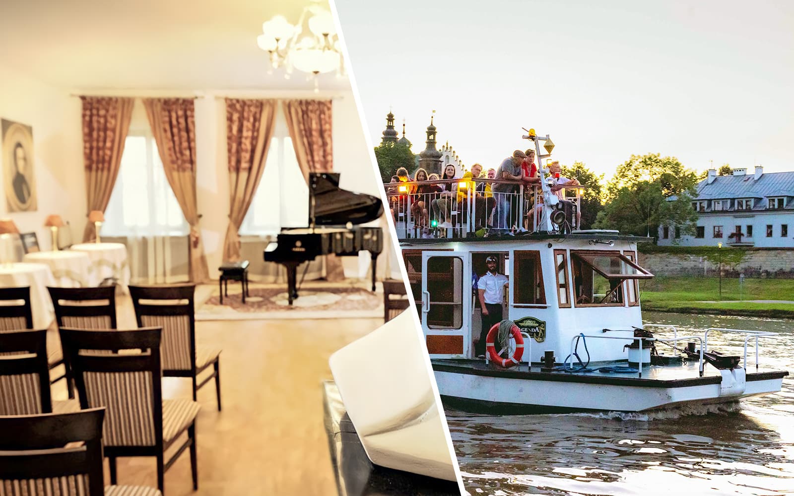 Combo (Save 5%): Chopin Piano Concert + Vistula River Sightseeing Cruise