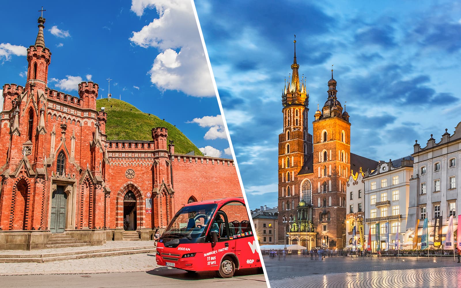 Combo (Save 5%): Krakow Hop-on Hop-off Bus Tour + Krakow City Pass Tickets