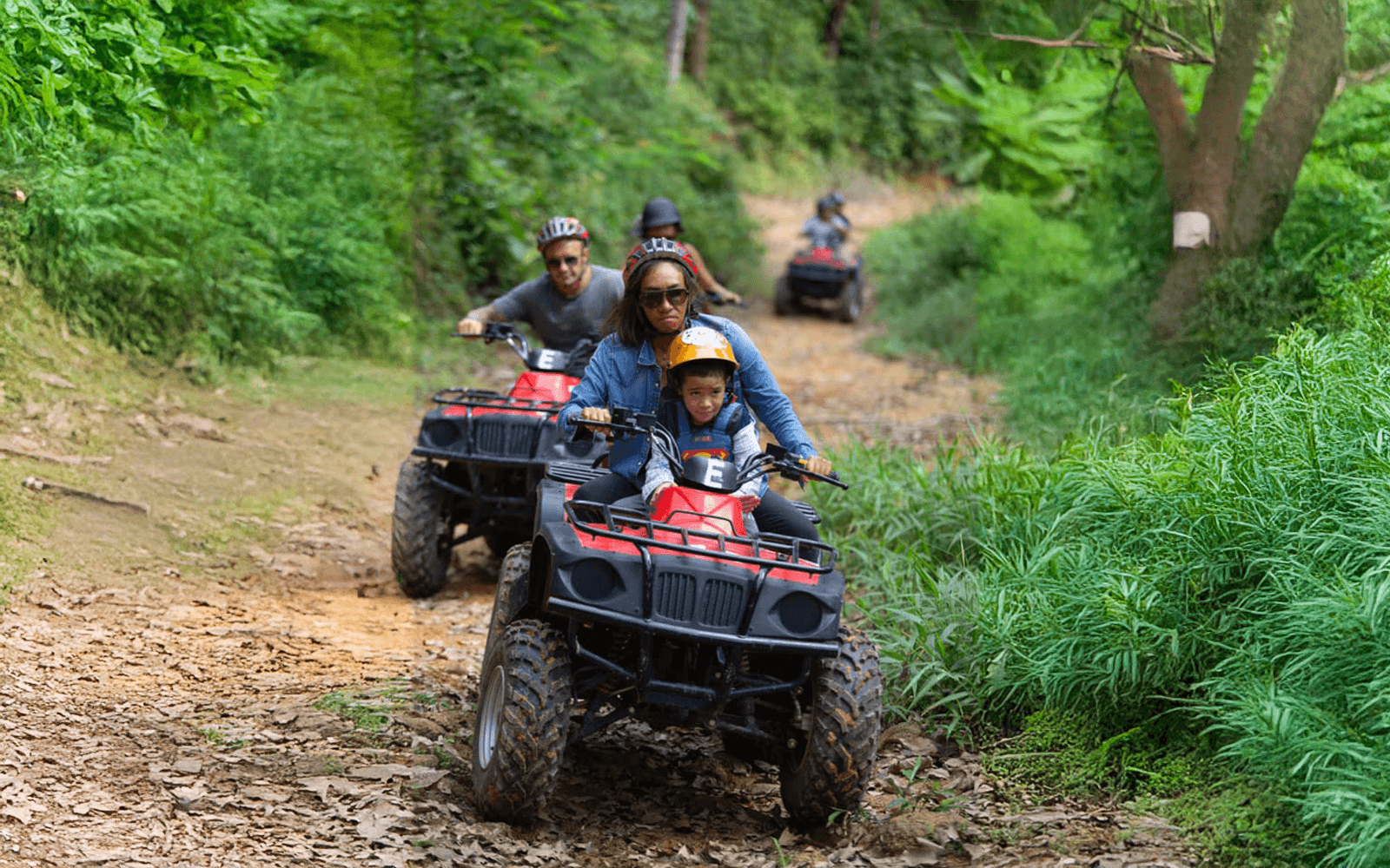 From Phuket: Bamboo Rafting, ATV Ride with Elephant Trekking & Bathing Experience tickets in Phuket - Attractions | TickYourList