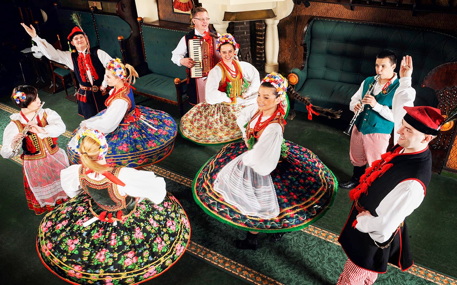 Tickets to Folk Show & 3-Course Dinner at Jama Michalika Cafe experience in Krakow | TickYourList