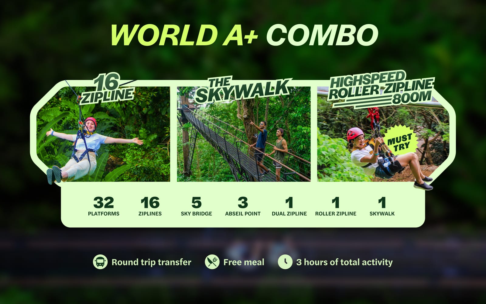 Hanuman World: 32 Platforms Zipline Adventure tickets in Phuket - Activities | TickYourList