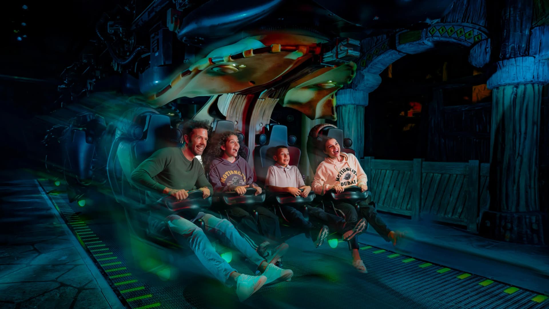 Thrilling rides at MOTIONGATE™ Dubai theme park