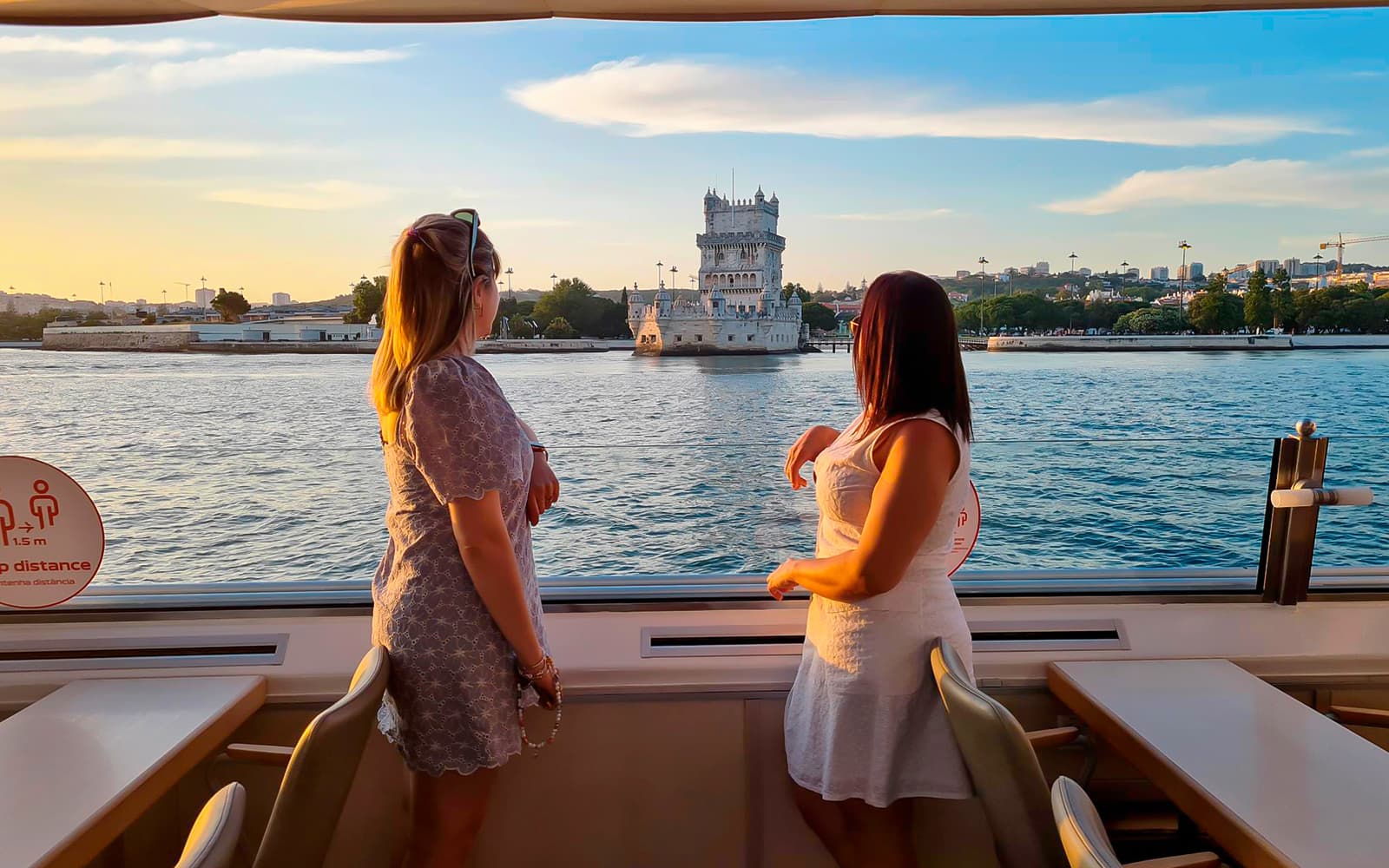 Sunset Cruise on Tagus River in Lisbon