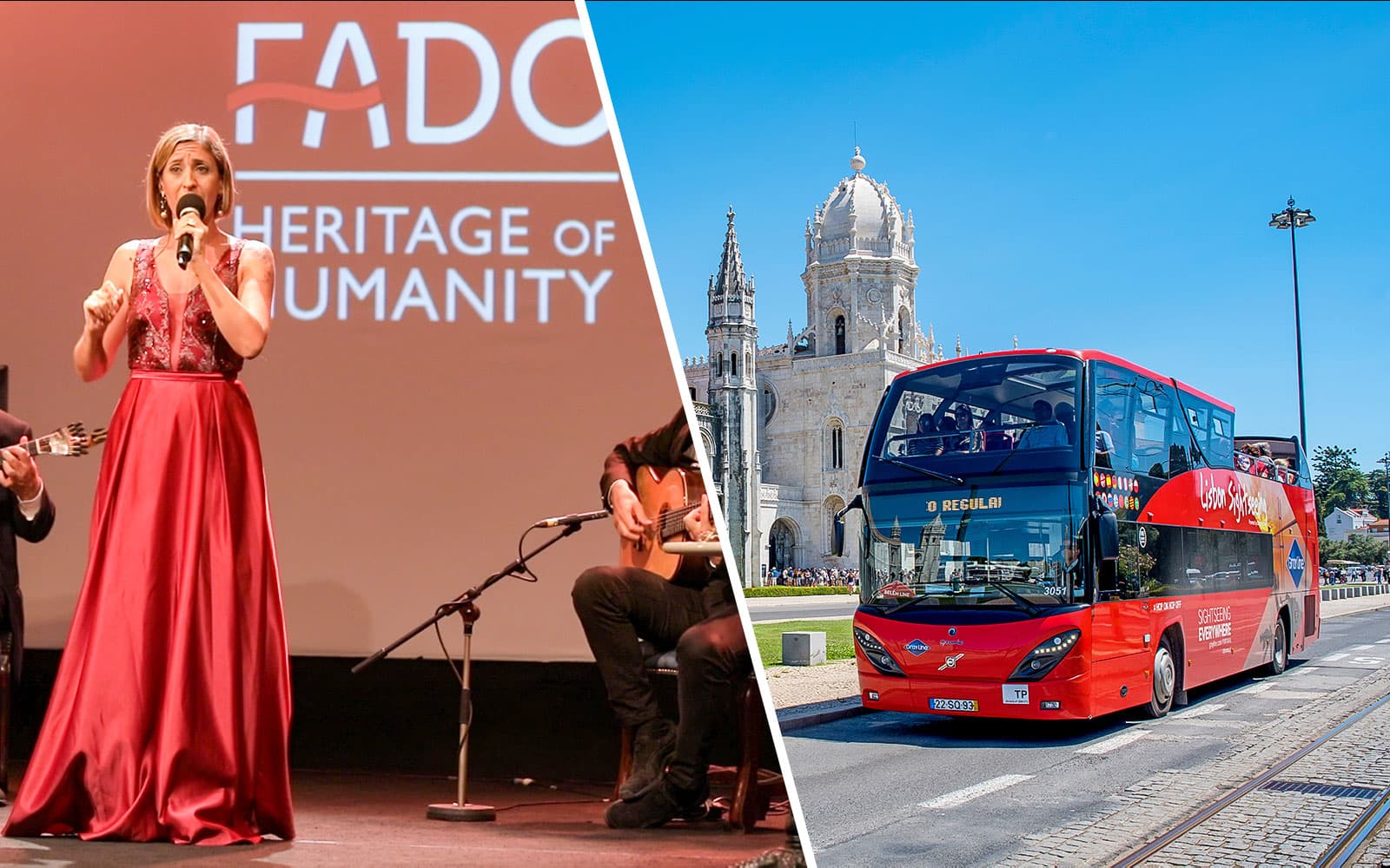 Combo (Save 10%): Fado in Chiado + Lisbon Hop-On Hop-Off Bus Tickets