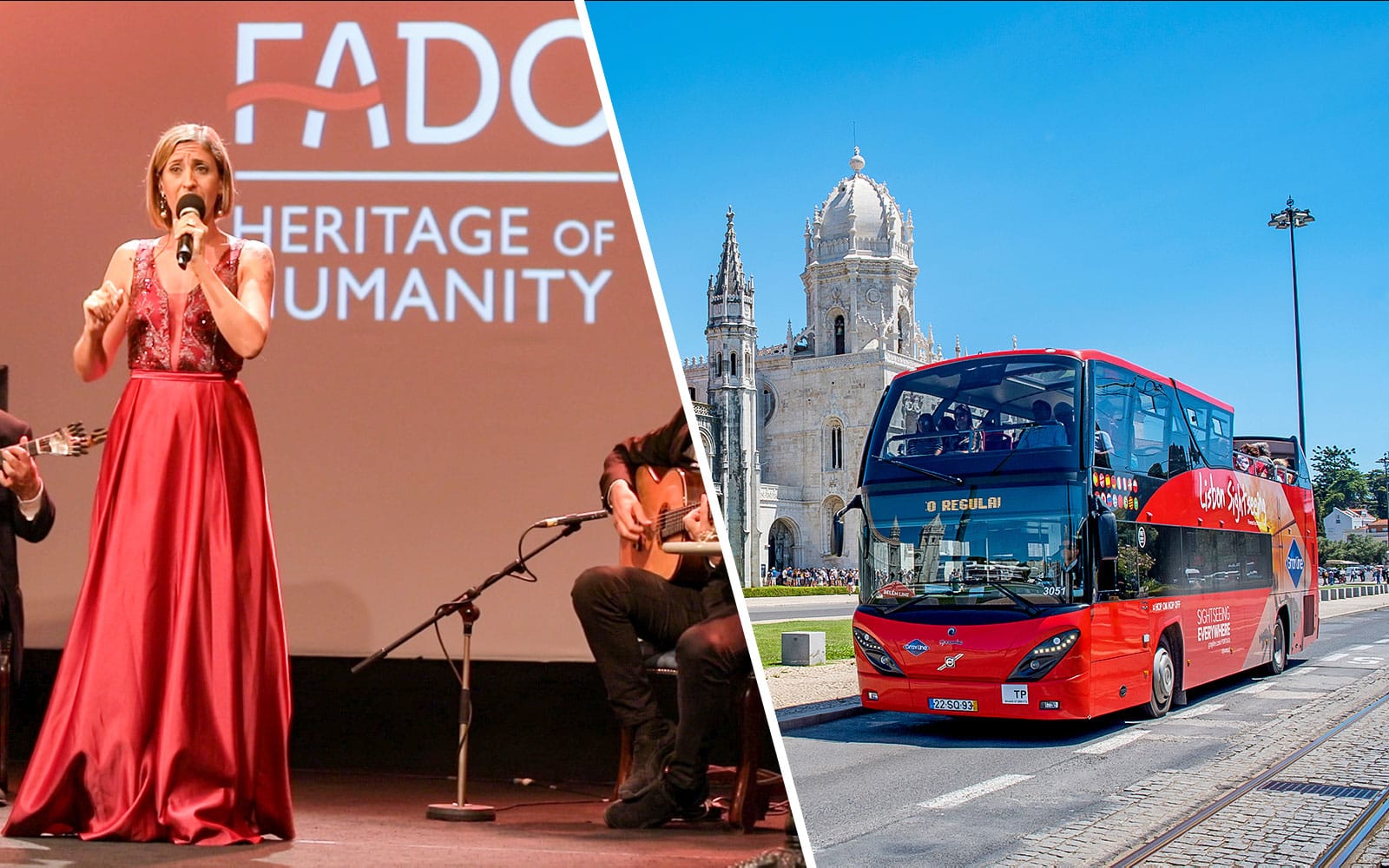 Combo (Save 10%): Fado in Chiado + Lisbon Hop-On Hop-Off Bus Tickets