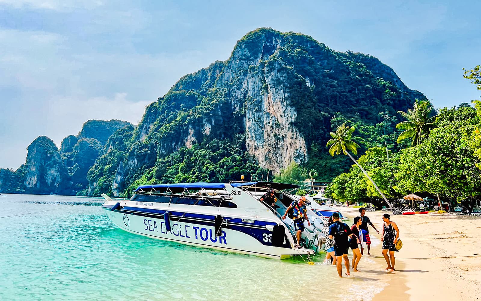 From Krabi: Phi Phi & 4 Islands Early Bird Tour by Speedboat