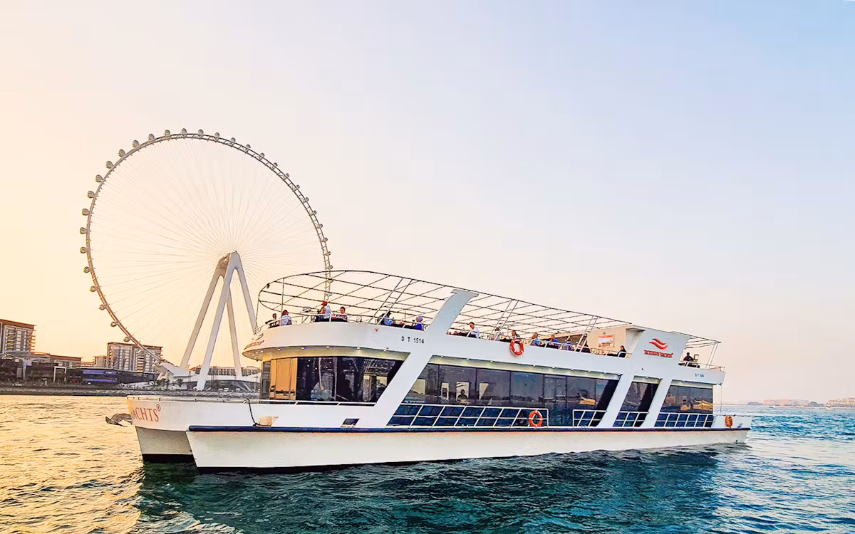 Dubai Marina Sunset Cruise with Buffet Dinner