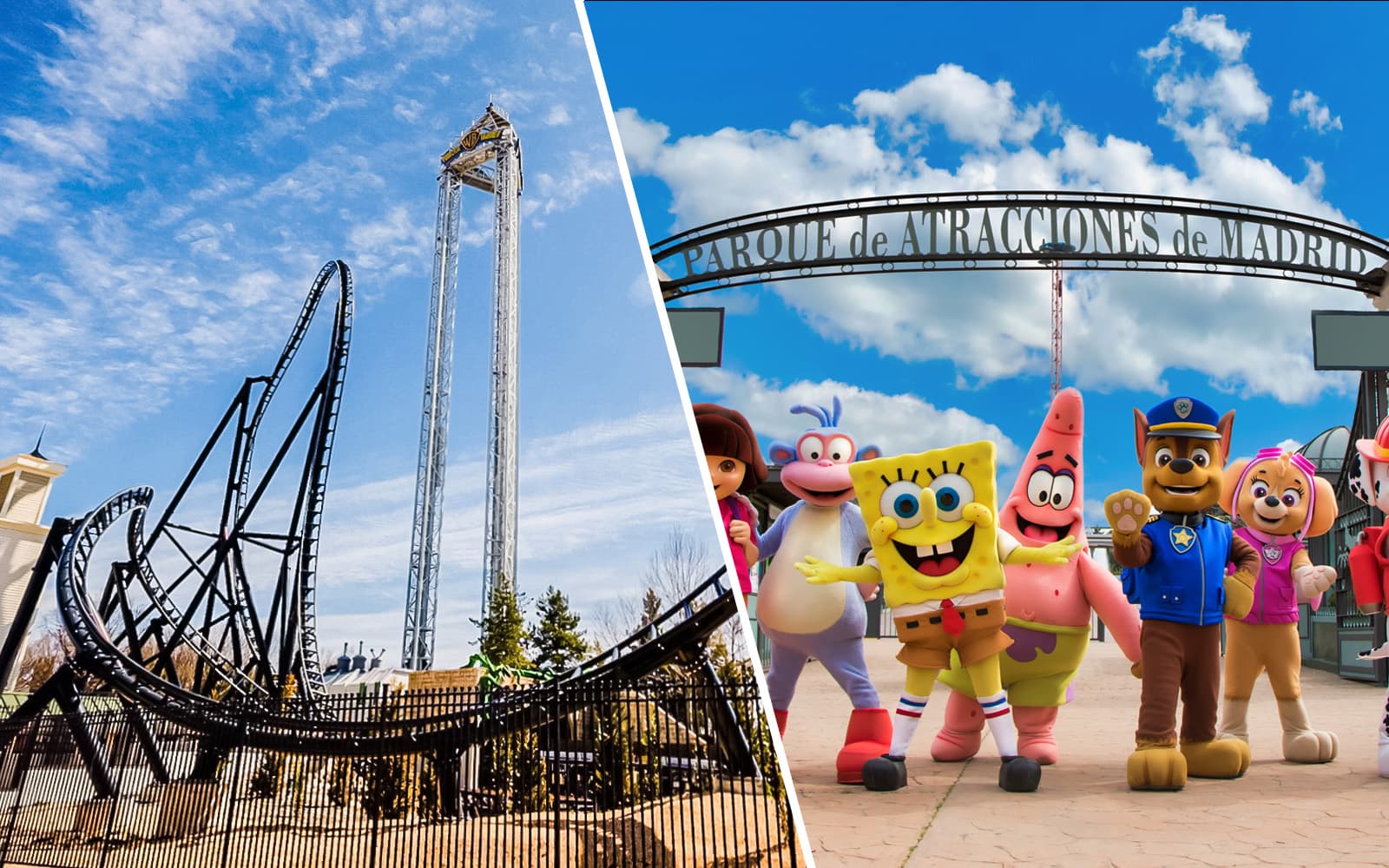 Combo (Save 4%): Parque Warner + Parque de Atracciones Skip-the-Line Tickets