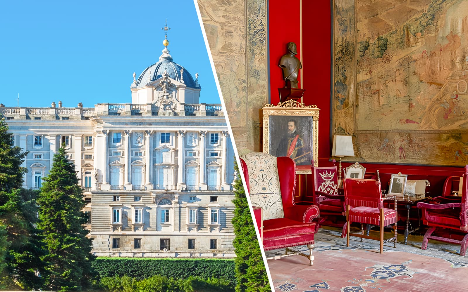 Combo (Save 5%): Liria Palace + Skip-the-Line Royal Palace of Madrid Tickets