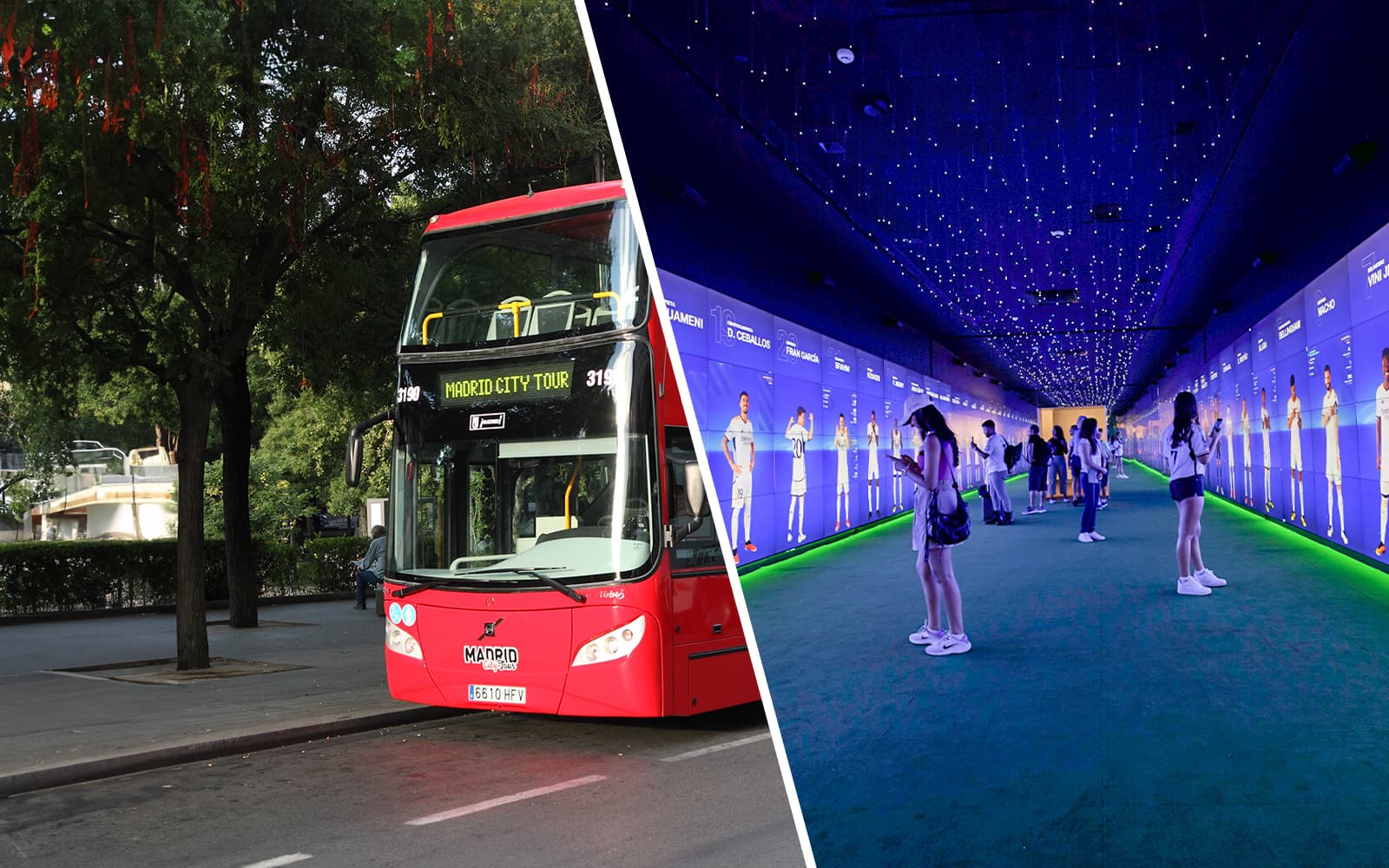 Combo (Save 5%): Santiago Bernabéu Stadium Entry Tickets + Madrid Panoramic Bus Tour
