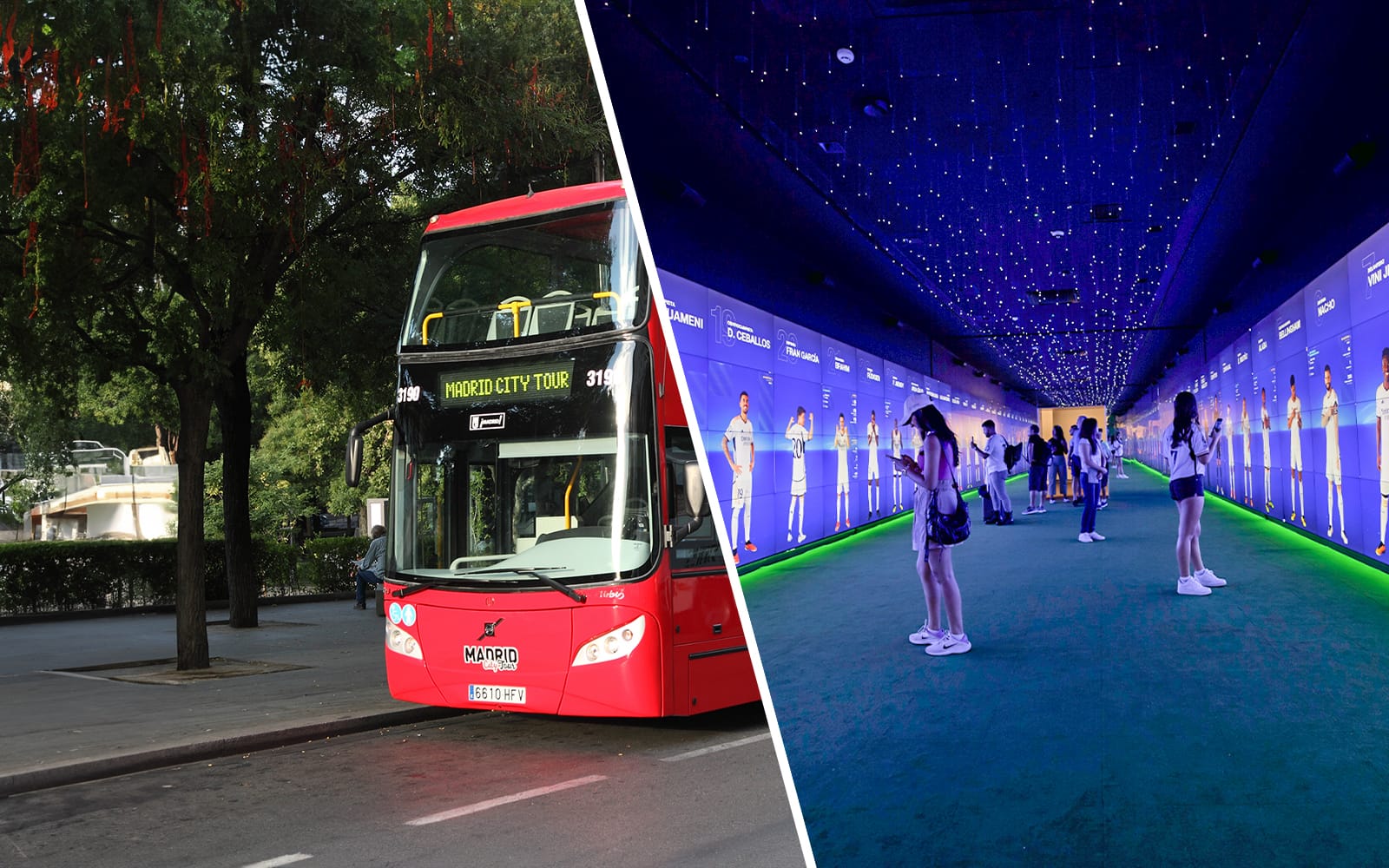 Combo (Save 5%): Santiago Bernabéu Stadium Entry Tickets + Madrid Panoramic Bus Tour experience in Madrid | TickYourList