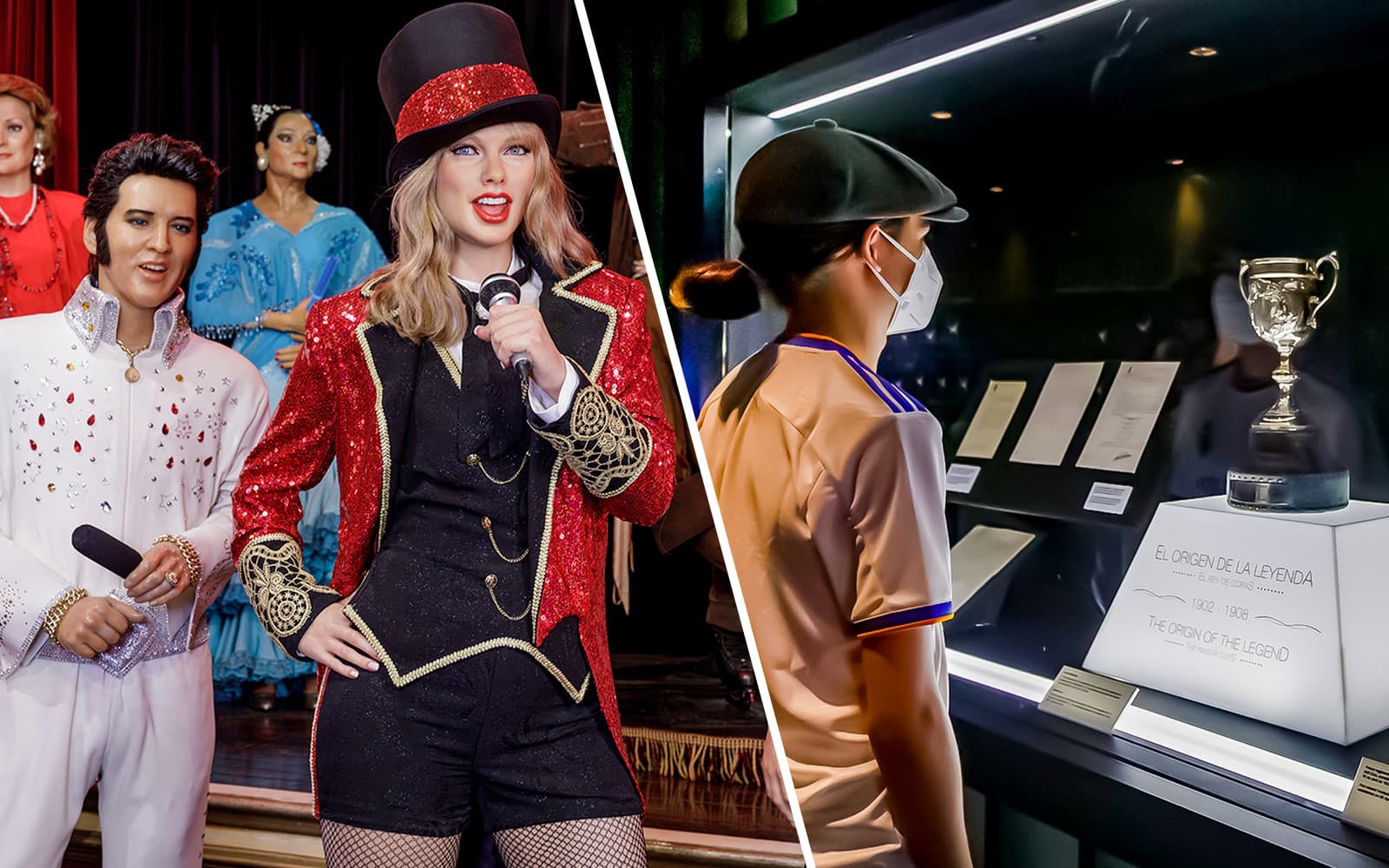 Combo (Save 5%): Wax Museum Madrid + Santiago Bernabeu Stadium Tickets experience in Madrid | TickYourList