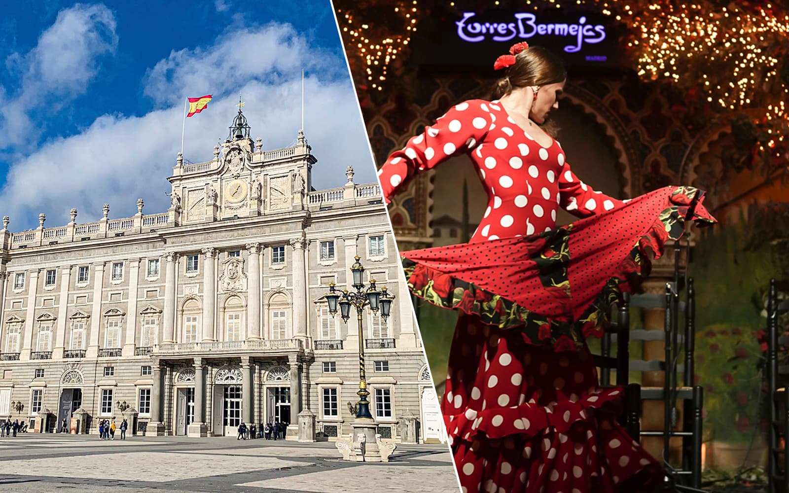 Royal Madrid Palace Guided Tour with Tapas & Flamenco Show