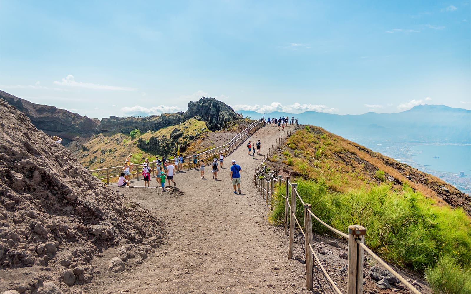 From Naples: Mount Vesuvius Entry Tickets with Round-Trip Transfers