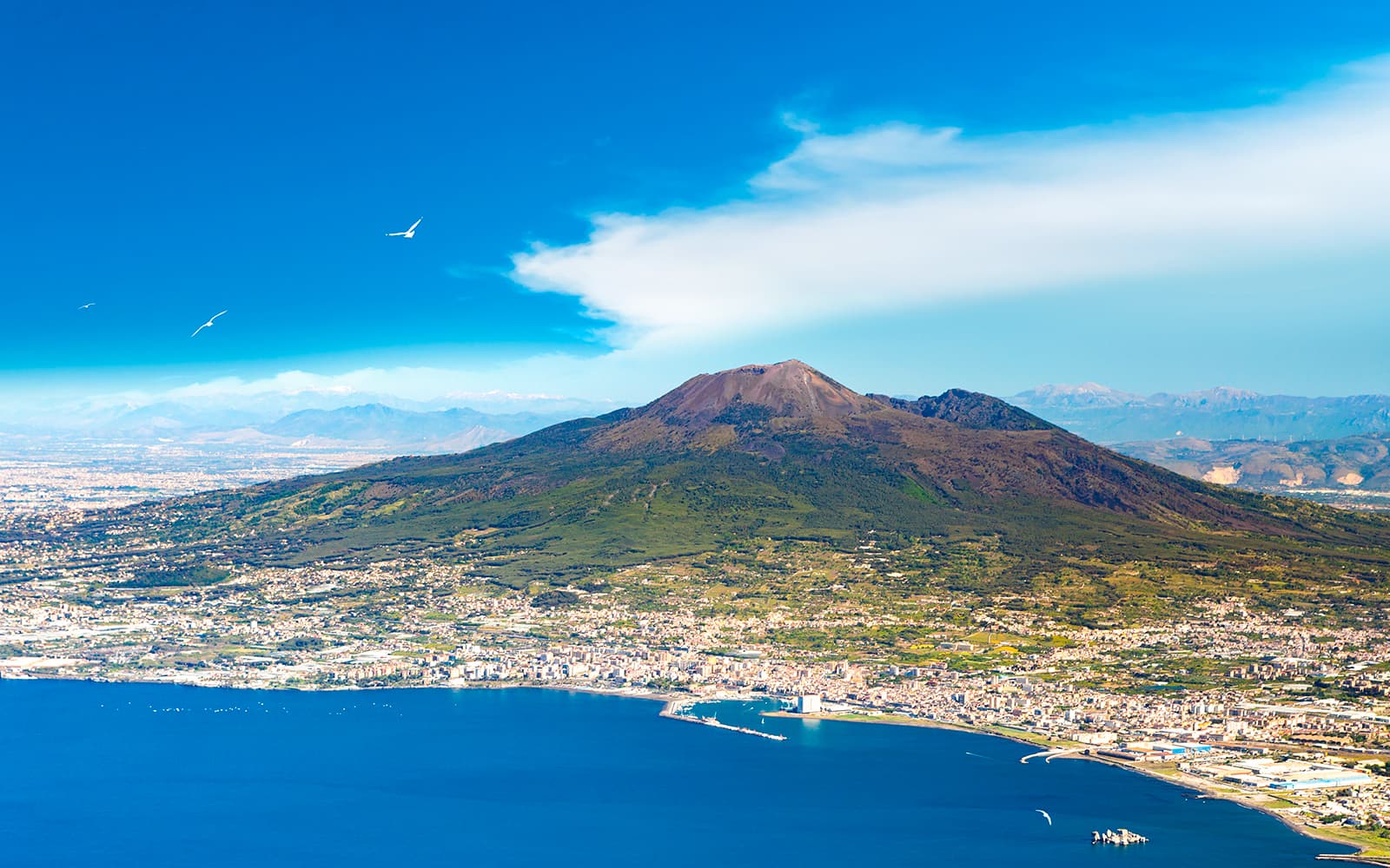 From Pompeii: Mount Vesuvius & Herculaneum or Pompeii Day Trip