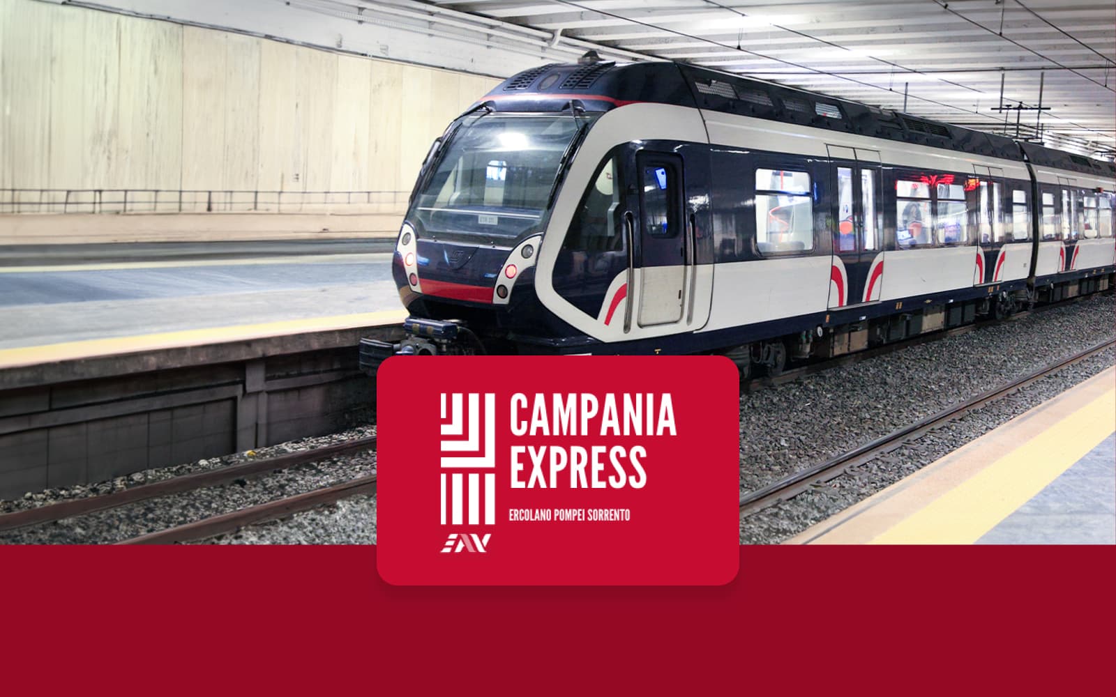Campania Express One-Way Tickets: Naples to/from Pompeii