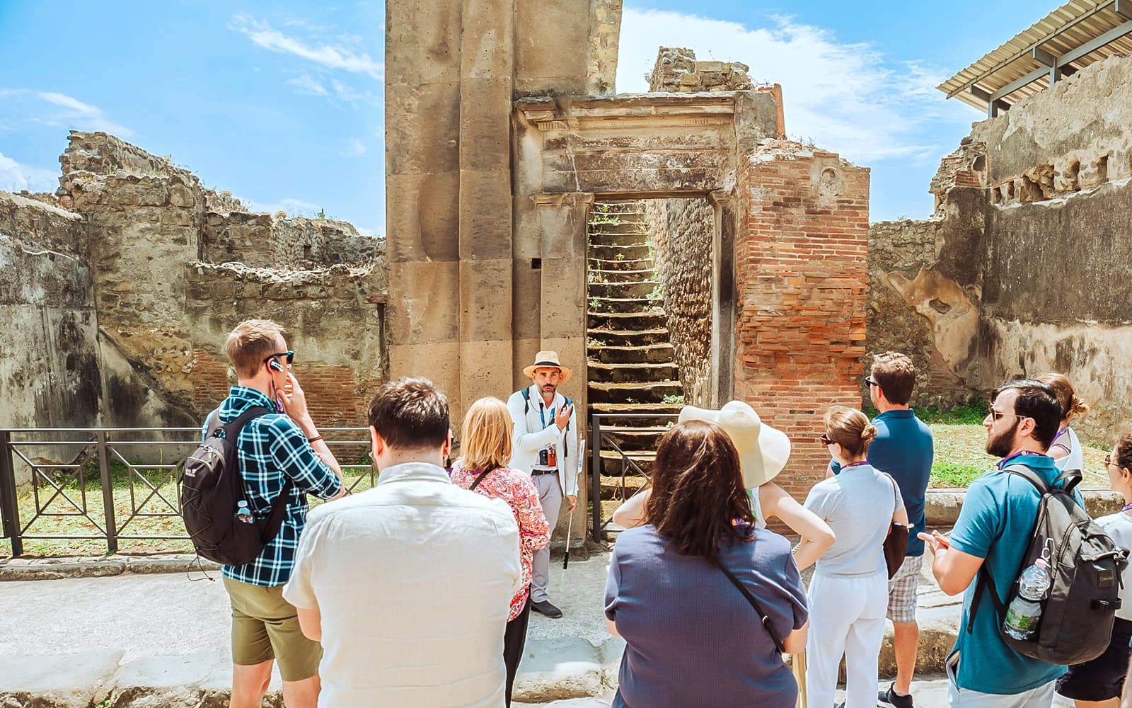 From Naples: Pompeii Guided Tour with Round-Trip Transfers