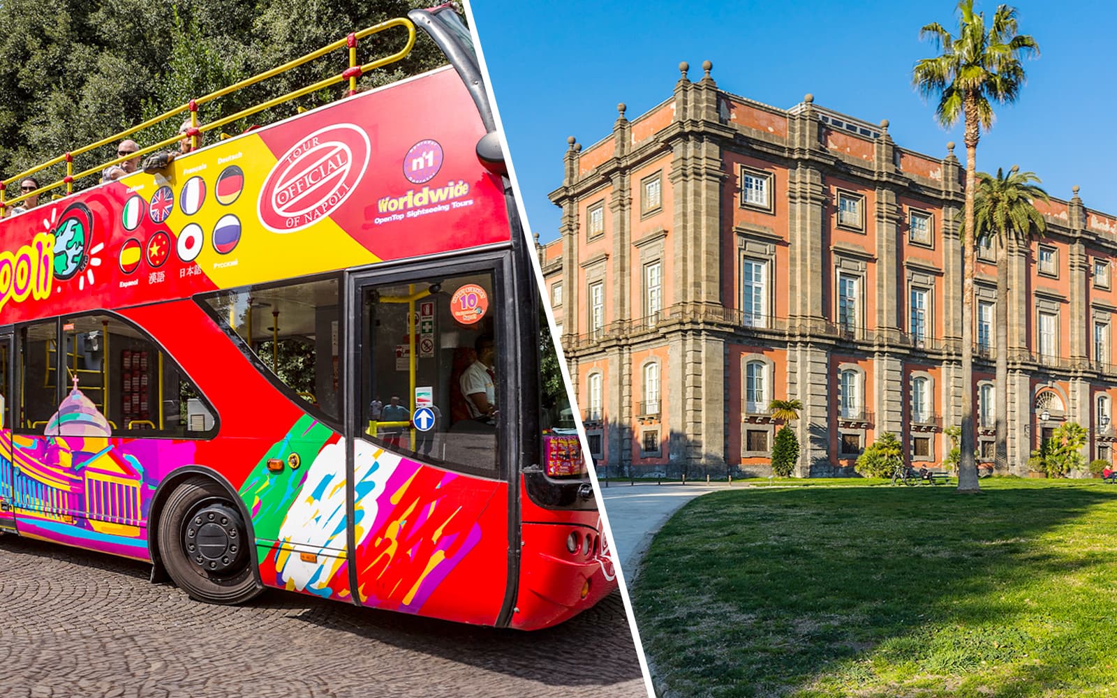 Combo (Save 5%): Naples Hop-On Hop-Off Bus Tour + Capodimonte Museum Tickets
