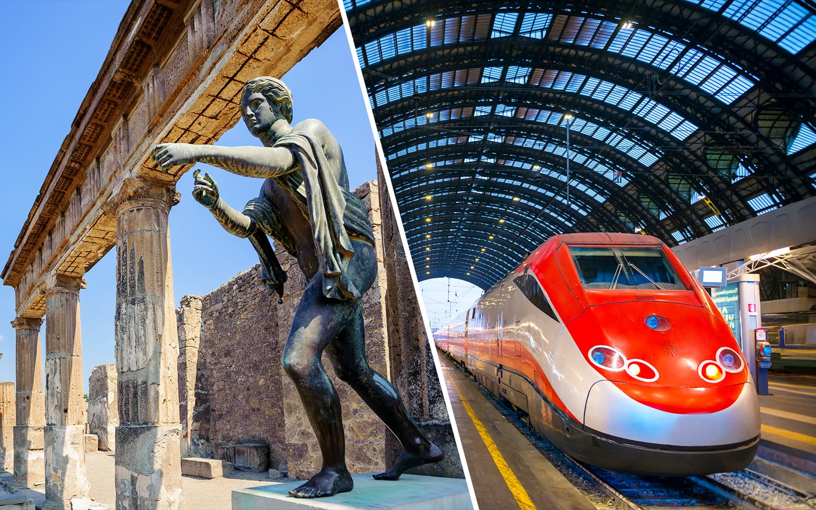Combo (Save 5%): Pompeii Tickets + Campania Express One-Way Tickets: Pompei Scavi to/from Sorrento