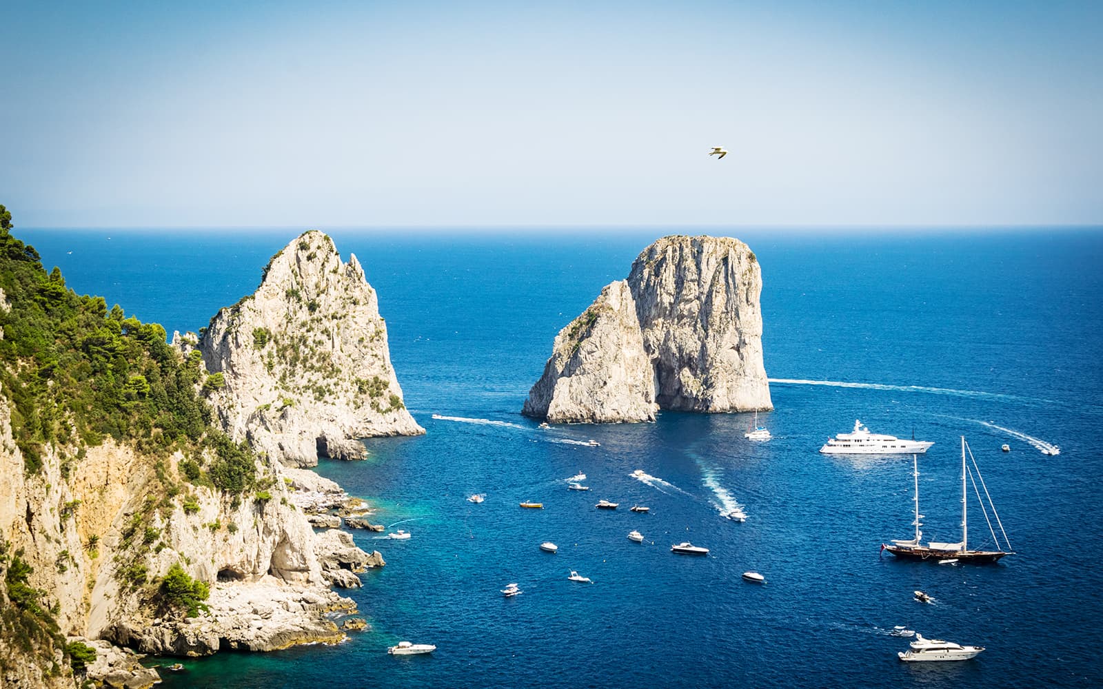 From Naples: Guided Tour of Capri & Blue Grotto with Round-Trip Boat Transfers