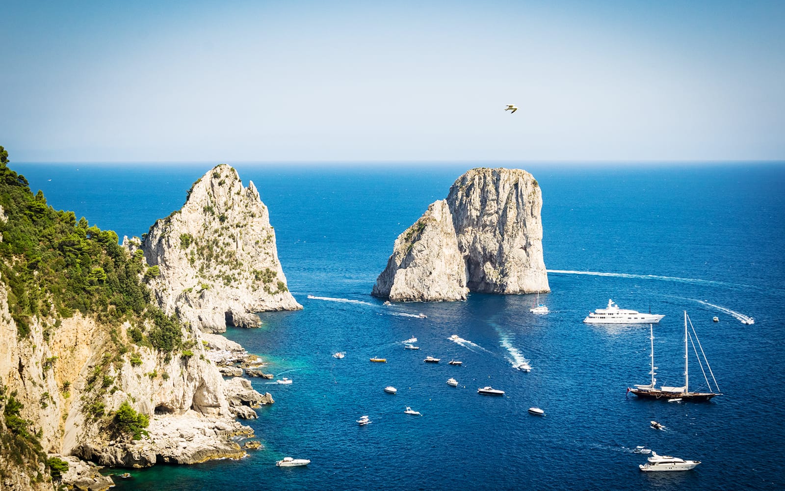 From Naples: Guided Tour of Capri & Blue Grotto with Round-Trip Boat Transfers