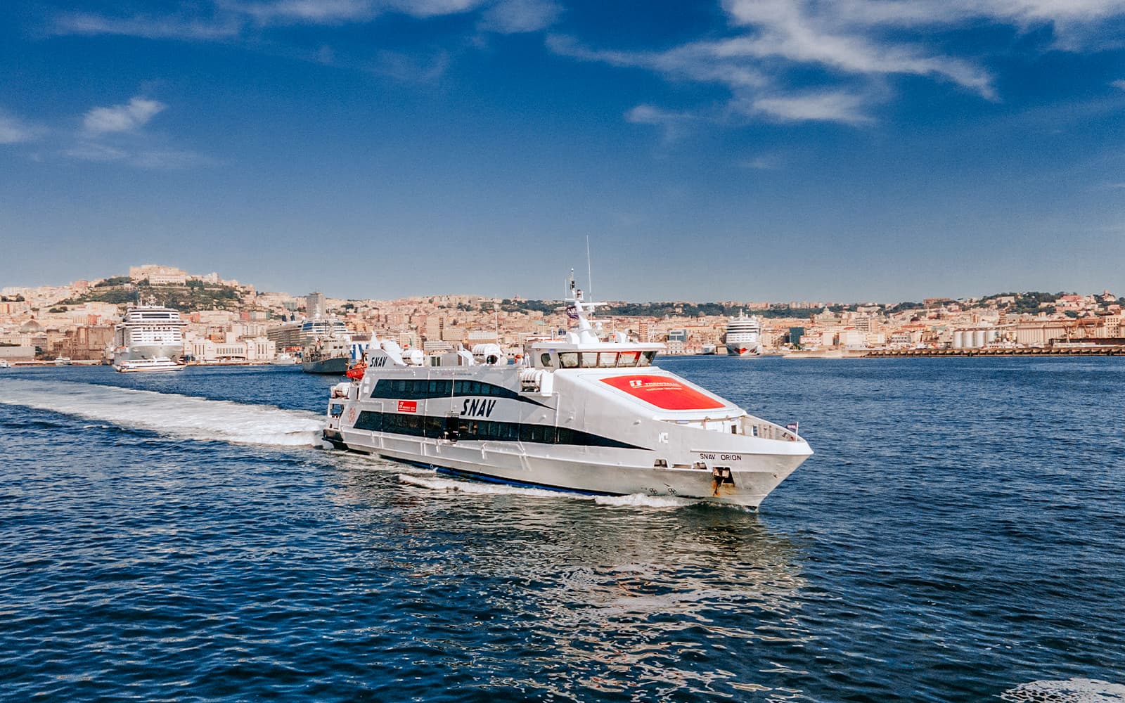 SNAV Ferry Tickets: Naples to/from Procida in Naples - Features | TickYourList
