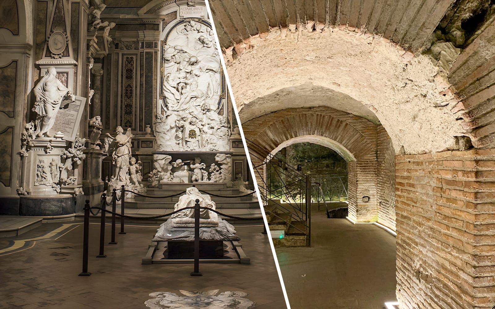 Combo: Napoli Sotterranea Guided Tour & Sansevero Chapel Entry Tickets