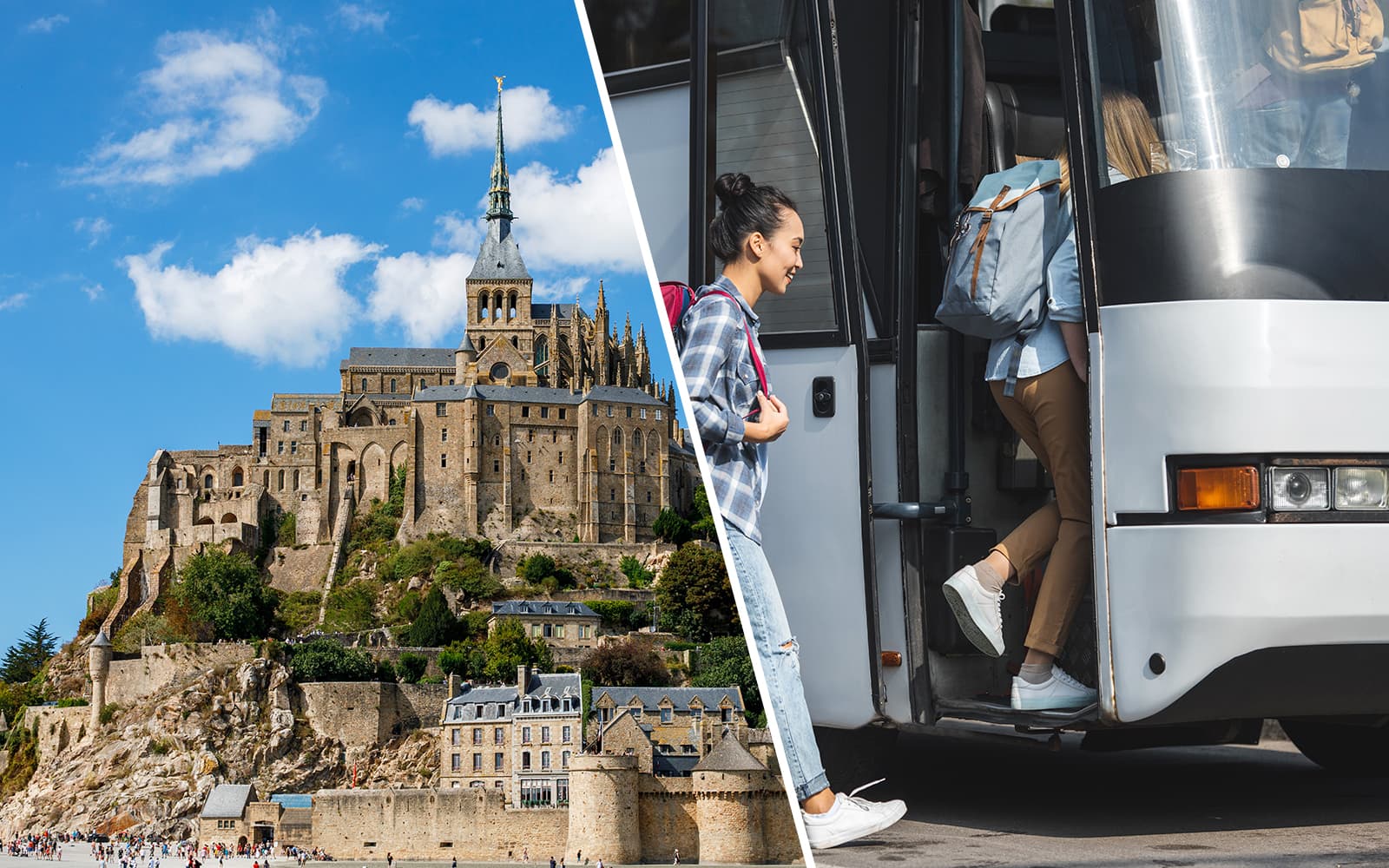 Mont Saint-Michel Abbey Tickets with Round-Trip Transfers from Paris