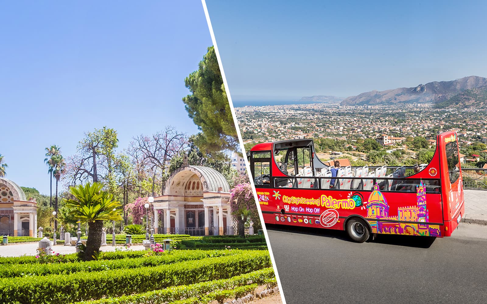 Combo (Save 5%): Palermo Botanical Gardens Tickets + Palermo Hop-On Hop-Off Bus Tour