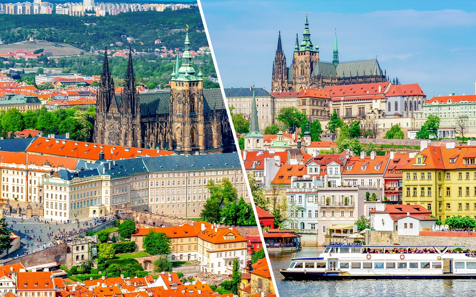 Combo (Save 5%): Prague Castle + 1-Hour Prague River Cruise Tickets