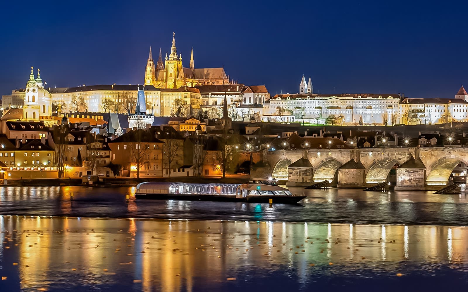 Prague Dinner Cruise on an Open-Top Glass Boat with Live Music tickets in Prague - Attractions | TickYourList
