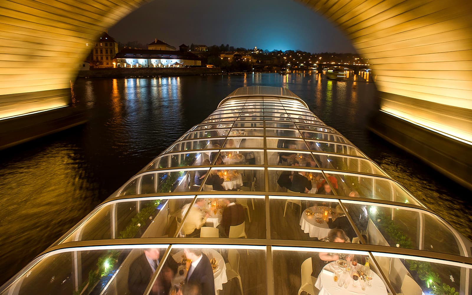Prague Dinner Cruise on an Open-Top Glass Boat with Live Music tickets in Prague - Activities | TickYourList