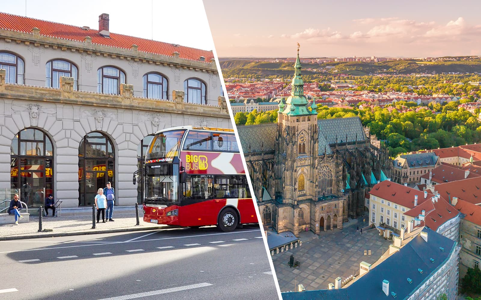 Combo (Save 10%): Prague Hop-on Hop-off Bus Tour + Skip-the-Line Prague Castle Tickets